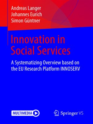 cover image of Innovation in Social Services